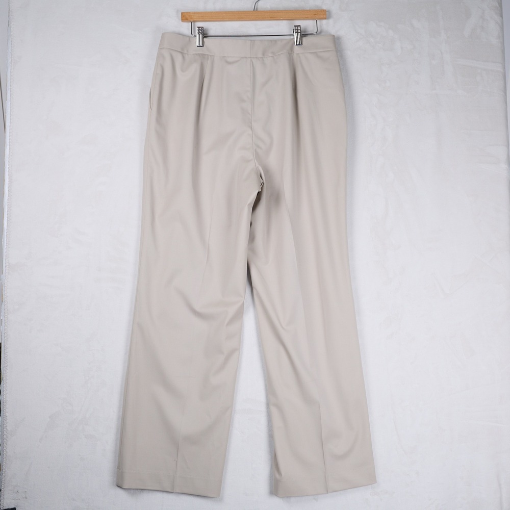 Lafayette 148 New York Beige Wool Blend Wide Leg Dress Pants Trousers Womens 12 - Picture 3 of 10
